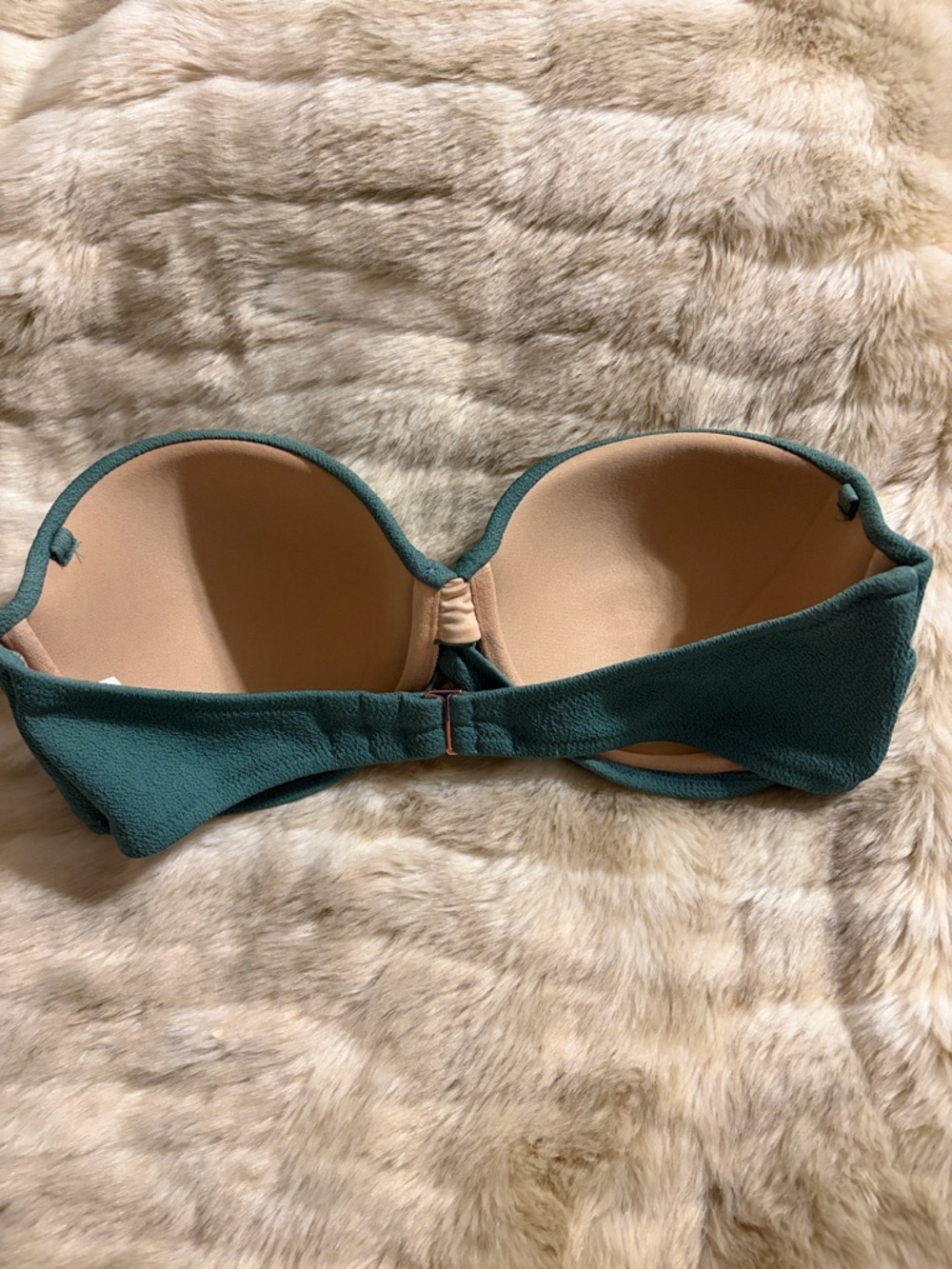 Shade & Shore Strapless Bandeau Bikini Top in Teal - Picture 5 of 5
